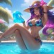 如何选择适合lol泳池派对的头像？