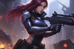 未来战士凯特琳：LOL中的枪林弹雨女英雄