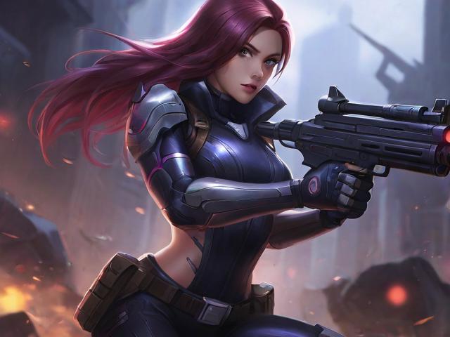 未来战士凯特琳：LOL中的枪林弹雨女英雄
