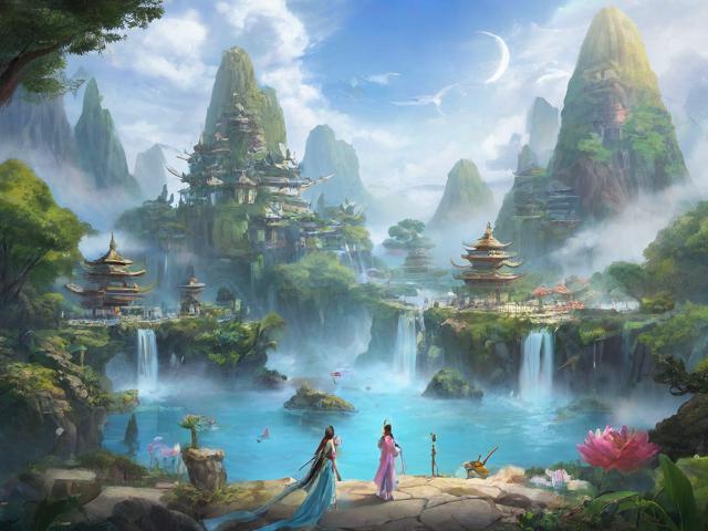 梦幻西游中的西梁女国：神秘而美丽的仙境
