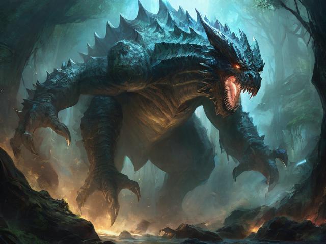 探秘大地魔兽：神秘生物的传说与现实