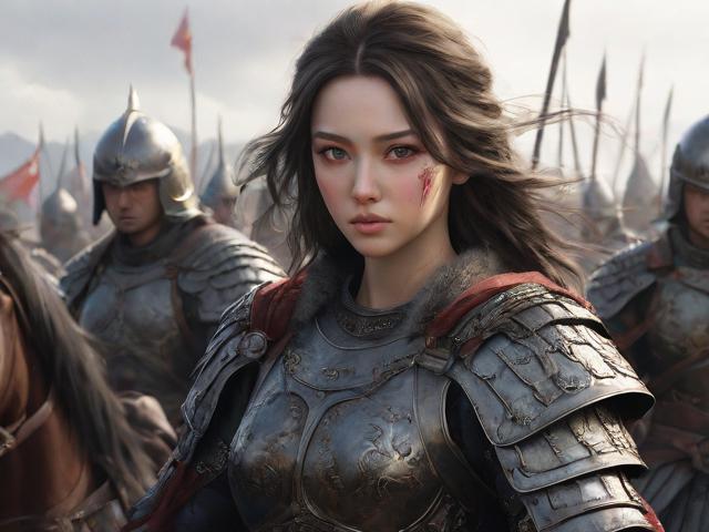 三国志10女武将头像：绝美的战场风云女英雄们