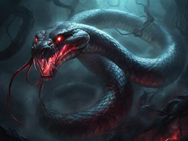 问道幽冥血蛇：神秘的魔幻生物