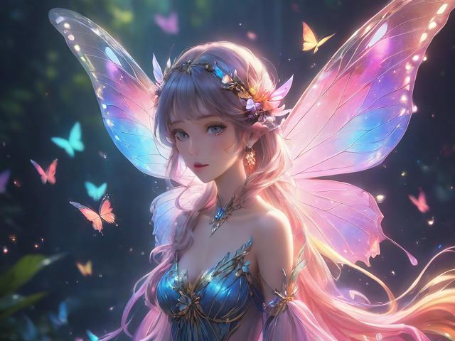 梦幻蝴蝶仙子：缤纷多彩的奇幻世界